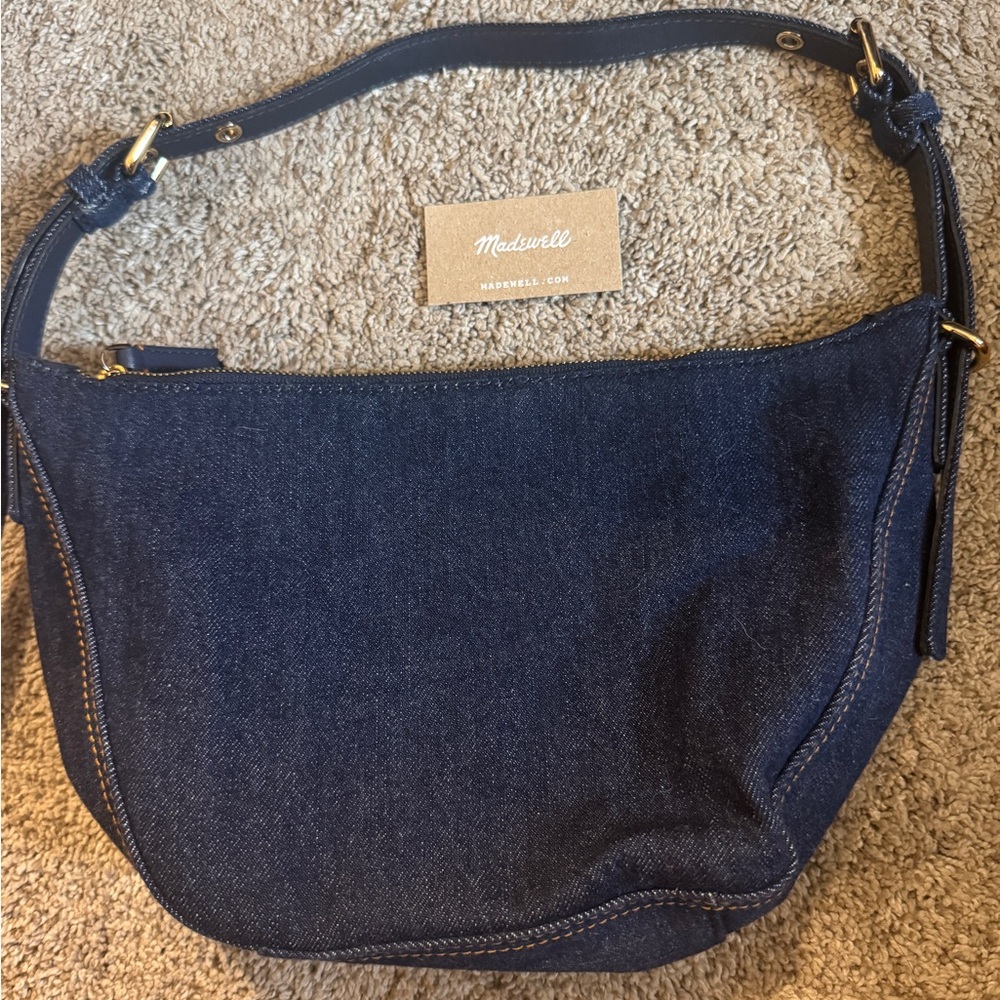 Madewell small denim shoulder bag